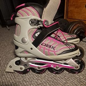 Pair of woman's DBX rollerblades new without tags